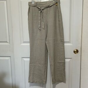 Ellen Tracy Linen Pants L size.